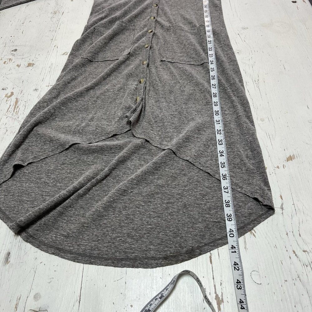 Wishlist cardigan Long Ribbed Sweater Size S High Low Minimalist Lagenlook - Picture 10 of 13
